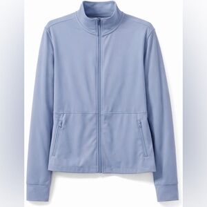 Women’s Light Blue Zip-Up Jacket